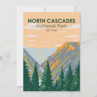 Nationaal park Washington Vintage Noord-Cascades