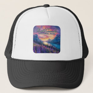 Nationaal park Washington Vintage Noord-Cascades Trucker Pet