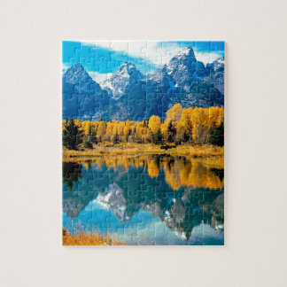 Nationaal park Water Autumn Grand Teton Legpuzzel