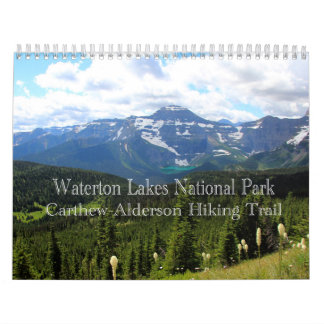 Nationaal park Waterton Lakes Kalender