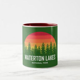 Nationaal park Waterton Lakes Tweekleurige Koffiemok