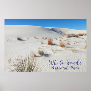 Nationaal park White Sand Poster