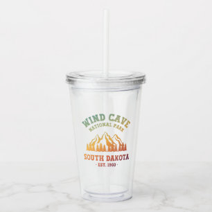 Nationaal park Wind Cave South Dakota Acryl Drinkbeker