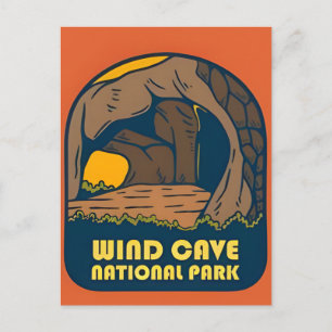 Nationaal park Wind Cave South Dakota  Briefkaart