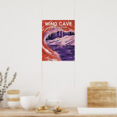 Nationaal park Wind Cave South Dakota Poster (Keuken)