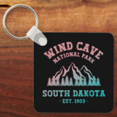 Nationaal park Wind Cave South Dakota Sleutelhanger (Voorkant)