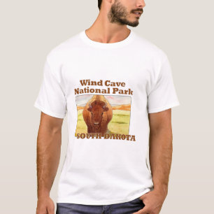 Nationaal Park Wind Cave, South Dakota T-shirt