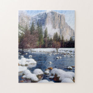 Nationaal park Winter Yosemite Legpuzzel
