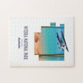 Nationaal park Witjira Australië kaart Legpuzzel (Horizontaal)