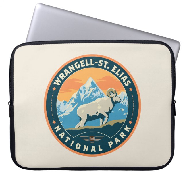 Nationaal park Wrangell-St Elias Laptop Sleeve (Voorkant)