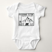 Nationaal Park Wyoming Mountain Romper (Voorkant)