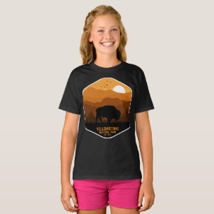  nationaal park Wyoming Retro Yellowstone T-shirt
