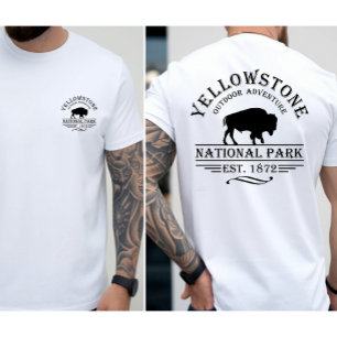 Nationaal Park Wyoming Yellowstone T-shirt