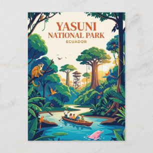 Nationaal park Yasuni Ecuador Briefkaart
