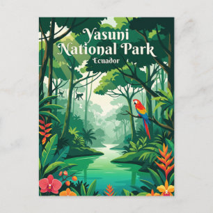 Nationaal park Yasuni Ecuador Briefkaart