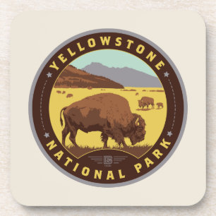 Nationaal Park Yellowstone Bier Onderzetter