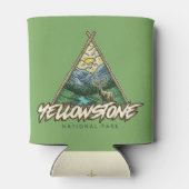 Nationaal Park Yellowstone Blikjeskoeler (Achterkant)