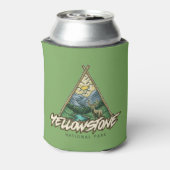 Nationaal Park Yellowstone Blikjeskoeler (Blikje Achterkant)