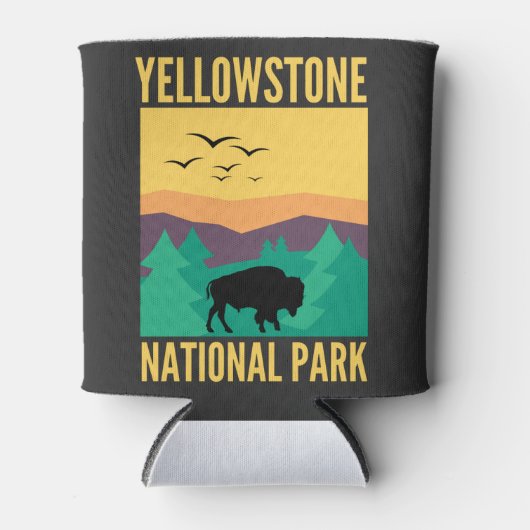 Nationaal Park Yellowstone Blikjeskoeler (Voorkant)