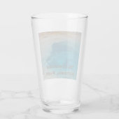 Nationaal park Yellowstone Blue Hot Spring Pool Glas (Achterkant)