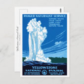 Nationaal Park Yellowstone Briefkaart (Voorkant / Achterkant)