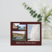 Nationaal Park Yellowstone Briefkaart (Staand voorkant)