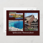 Nationaal Park Yellowstone Briefkaart (Voorkant / Achterkant)