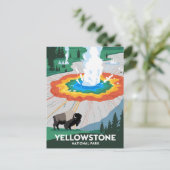 Nationaal park Yellowstone Briefkaart (Staand voorkant)