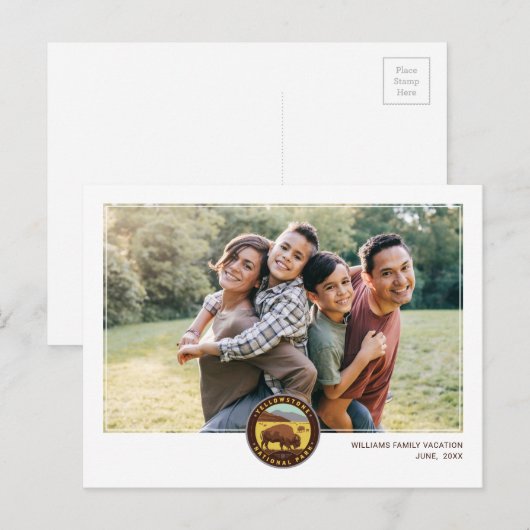 Nationaal Park Yellowstone Briefkaart (Voorkant / Achterkant)