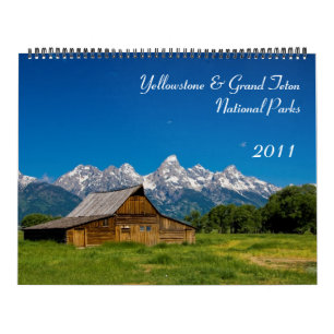 Nationaal park Yellowstone en Grand Teton 2011 Kalender