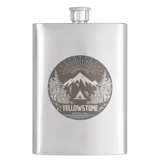 Nationaal Park Yellowstone Flacon (Voorkant)