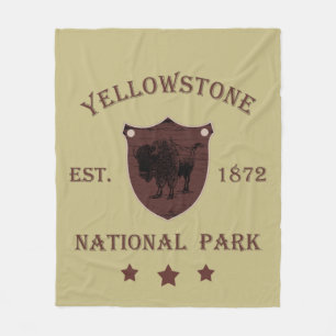 Nationaal park Yellowstone Fleece Deken