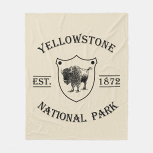 Nationaal park Yellowstone Fleece Deken