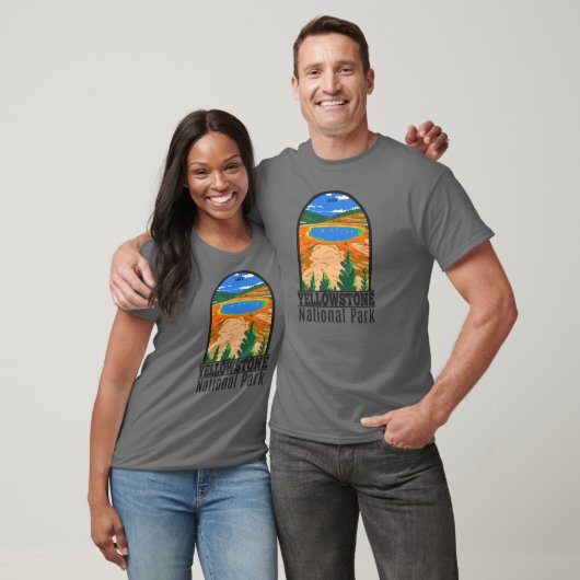 Nationaal park Yellowstone Grand Prismatic Spring T-shirt (Unisex)