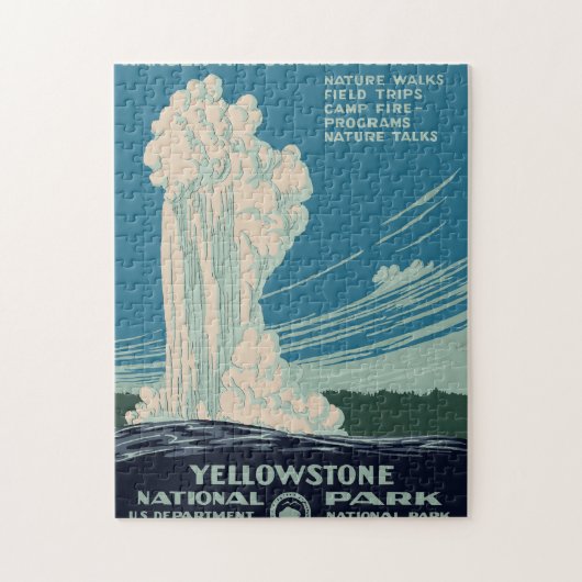 Nationaal Park Yellowstone Legpuzzel (Verticaal)
