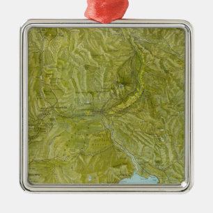 Nationaal Park Yellowstone Metalen Ornament