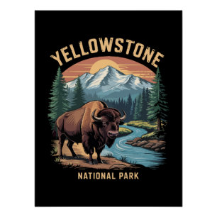 Nationaal park Yellowstone Perfect Poster