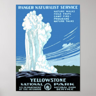 Nationaal Park Yellowstone Poster