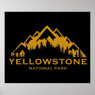 nationaal park yellowstone poster