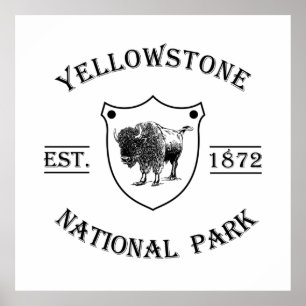 nationaal park yellowstone poster