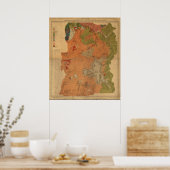 Nationaal Park Yellowstone Poster (Keuken)