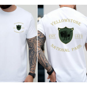 Nationaal Park Yellowstone Retro T-shirt