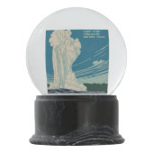 Nationaal Park Yellowstone Sneeuwbol (Achterkant)