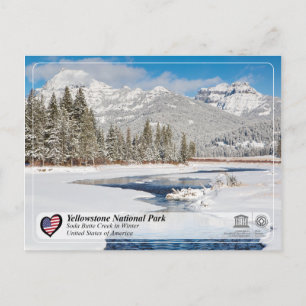 Nationaal Park Yellowstone - Soda Butte Creek Briefkaart