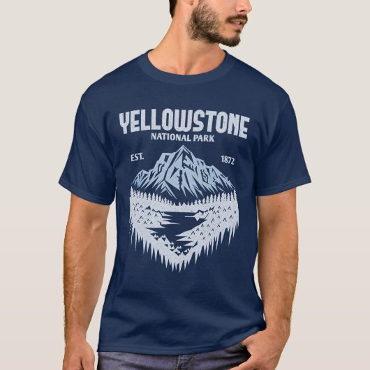 Nationaal Park Yellowstone T-shirt (Voorkant)