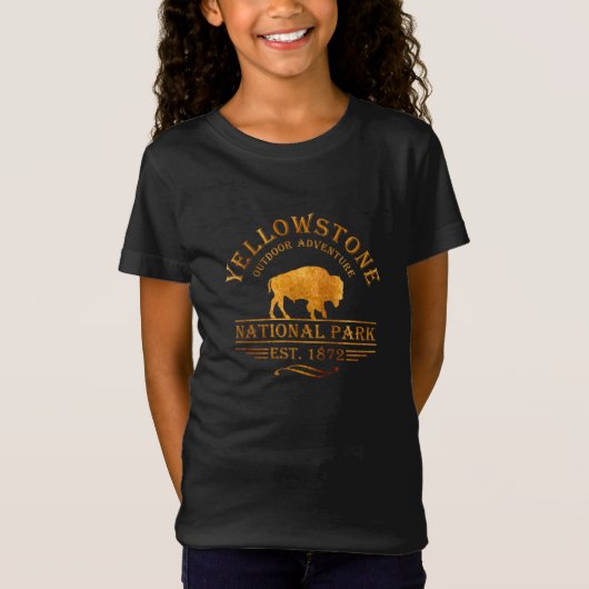 Nationaal park Yellowstone T-shirt (Voorkant)