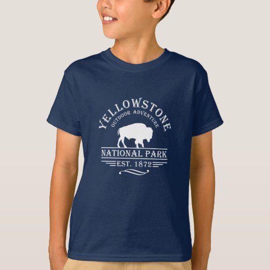 Nationaal park Yellowstone T-shirt (Voorkant)