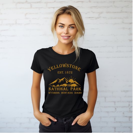 Nationaal park Yellowstone T-shirt