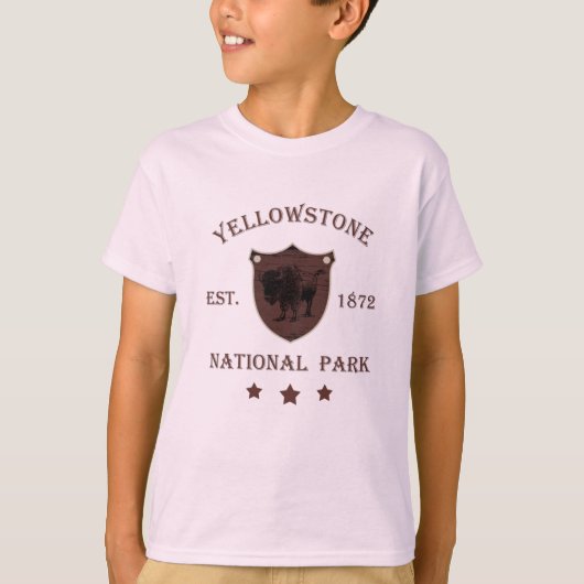 Nationaal park Yellowstone T-shirt (Voorkant)