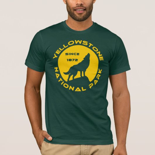 Nationaal Park Yellowstone T-shirt (Voorkant)